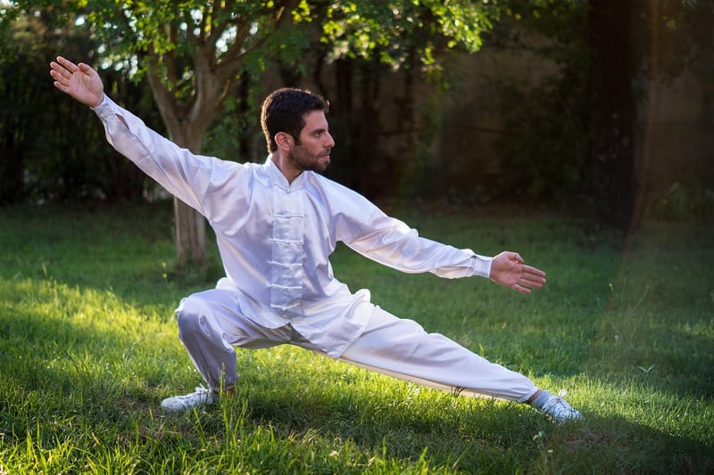 Qi Gong practice in nature